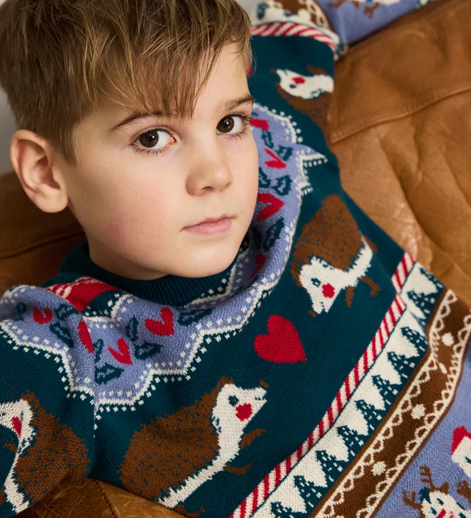 Juletøj|Sweatshirts|The New Bluse - Strik - TnHoliday Jacquard - Multifarvet