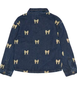 Skjorter|The New Denimjakke - TnRaquel - Medium Blue Denim AOP