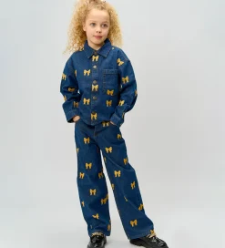 Bukser Og Jeans|The New Jeans - Wide - TnRaquel - Medium Blue Denim AOP