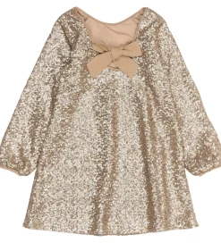 Kjoler|The New Kjole - TnRupa - Guld m. Palietter