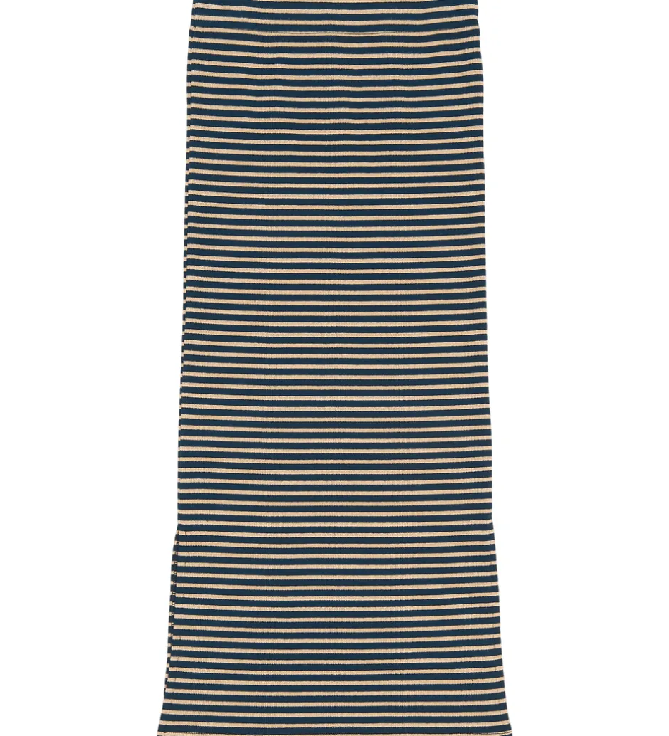 Nederdele|The New Nederdel - Rib - TnPriscilla - Navy Blazer Striped m. Gl