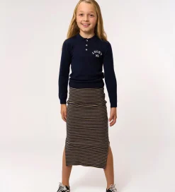 Nederdele|The New Nederdel - Rib - TnPriscilla - Navy Blazer Striped m. Gl