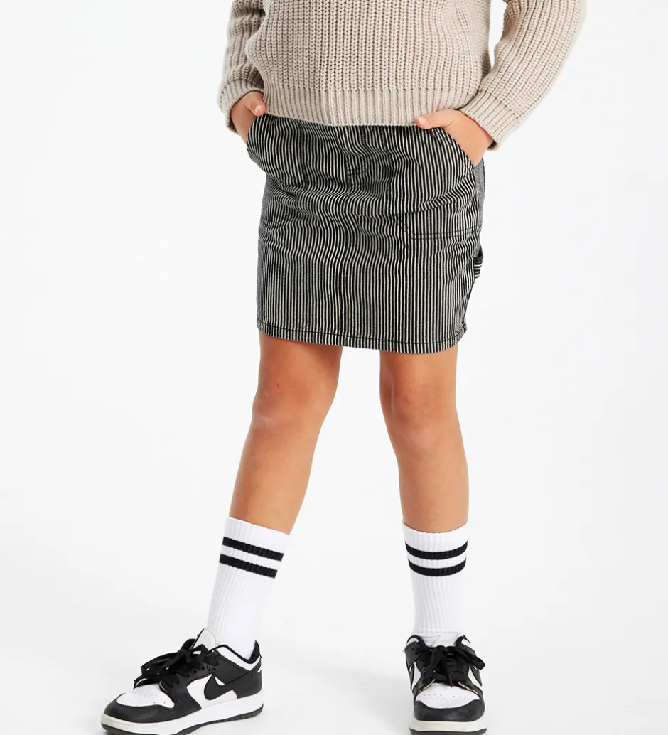 Nederdele|The New Nederdel - TNLondon - Dark Blue Demin