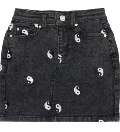 Nederdele|The New Nederdel - TnLykke - Black Denim Wash