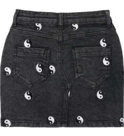 Nederdele|The New Nederdel - TnLykke - Black Denim Wash