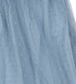 Nederdele|The New Nederdel - Tyl - TnNarice - Ashley Blue/Gold m. Guldprik