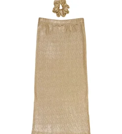 Nederdele|The New Nederdel m. Scrunchie - TnRosalind - Guld