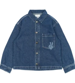 Overgangsjakker|The New Overshirt - TnParks - Blue Denim
