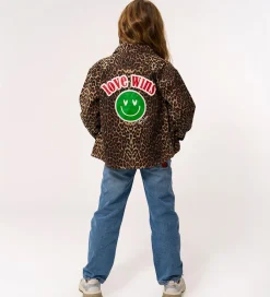 Overgangsjakker|The New Overshirt - Twill - TnPanya - Feather Gray/Leo