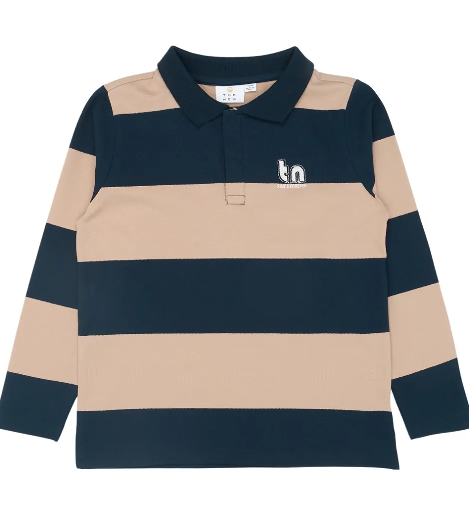 T-Shirts|The New Polobluse - Piqué - TnRhett - Navy Blazer Striped