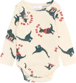 Juletøj|Bodyer|The New Siblings Body l/æ - Rib - TnsbHoliday - Gardenia Dino