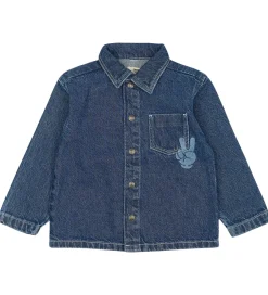 Overgangsjakker|The New Siblings Overshirt - TnstParker - Blue Denim