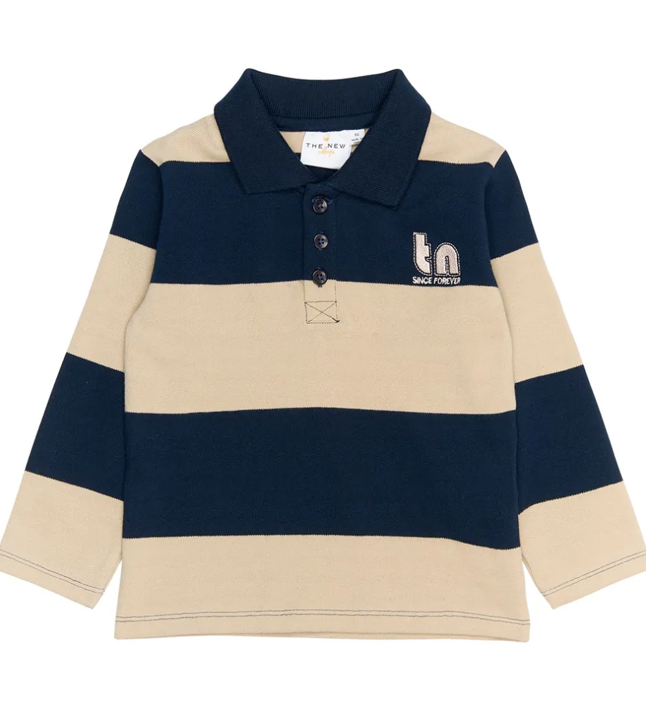 T-Shirts|The New Siblings Polobluse - TnstRinon - Navy Blazer Striped