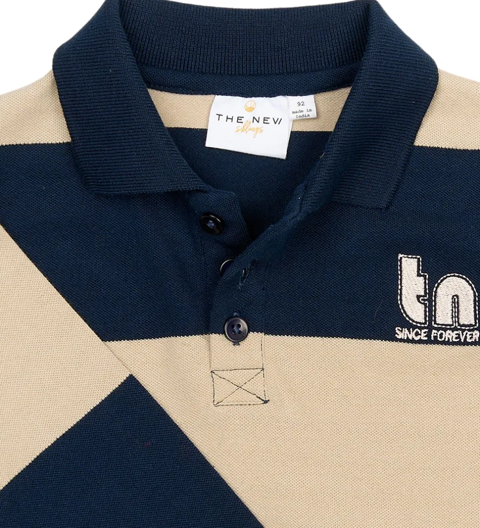 T-Shirts|The New Siblings Polobluse - TnstRinon - Navy Blazer Striped