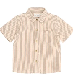 Skjorter|The New Siblings Skjorte - TnstOpal - Indian Tan Striped