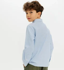 Skjorter|The New Skjorte - TNMichael - Bright White Striped