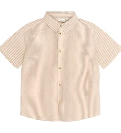 Skjorter|The New Skjorte - TnOllie - Indian Tan Striped