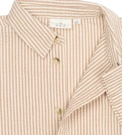 Skjorter|The New Skjorte - TnOllie - Indian Tan Striped