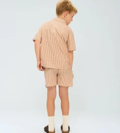 Skjorter|The New Skjorte - TnOllie - Indian Tan Striped