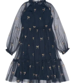 Kjoler|The New Tylkjole - TnRudelle - Navy Blazer AOP