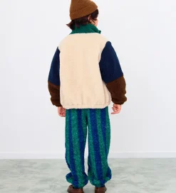 Fleece|Tiny Cottons Fleecejakke - Color Block Polar - Dark Green