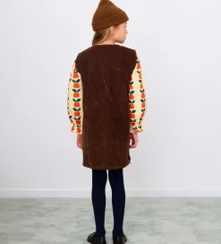 Kjoler|Tiny Cottons Kjole - Fløjl - Mørkebrun