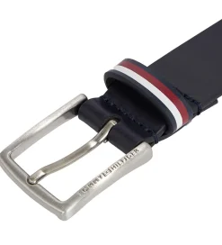 Bælter|Tommy Hilfiger Bælte - Leather Belt - Navy Blue