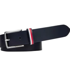 Bælter|Tommy Hilfiger Bælte - Leather - Space Blue