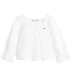 Skjorter|Tommy Hilfiger Bluse - Broderie Anglaise - White