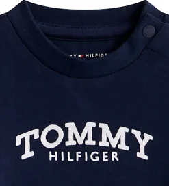 Bluser|Unisex-Tøj|Tommy Hilfiger Bluse - Dark Navy Night