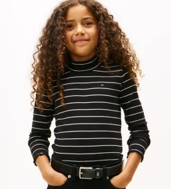 Pigetøj|Bluser|Tommy Hilfiger Bluse - Mock Neck - Black