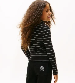 Pigetøj|Bluser|Tommy Hilfiger Bluse - Mock Neck - Black