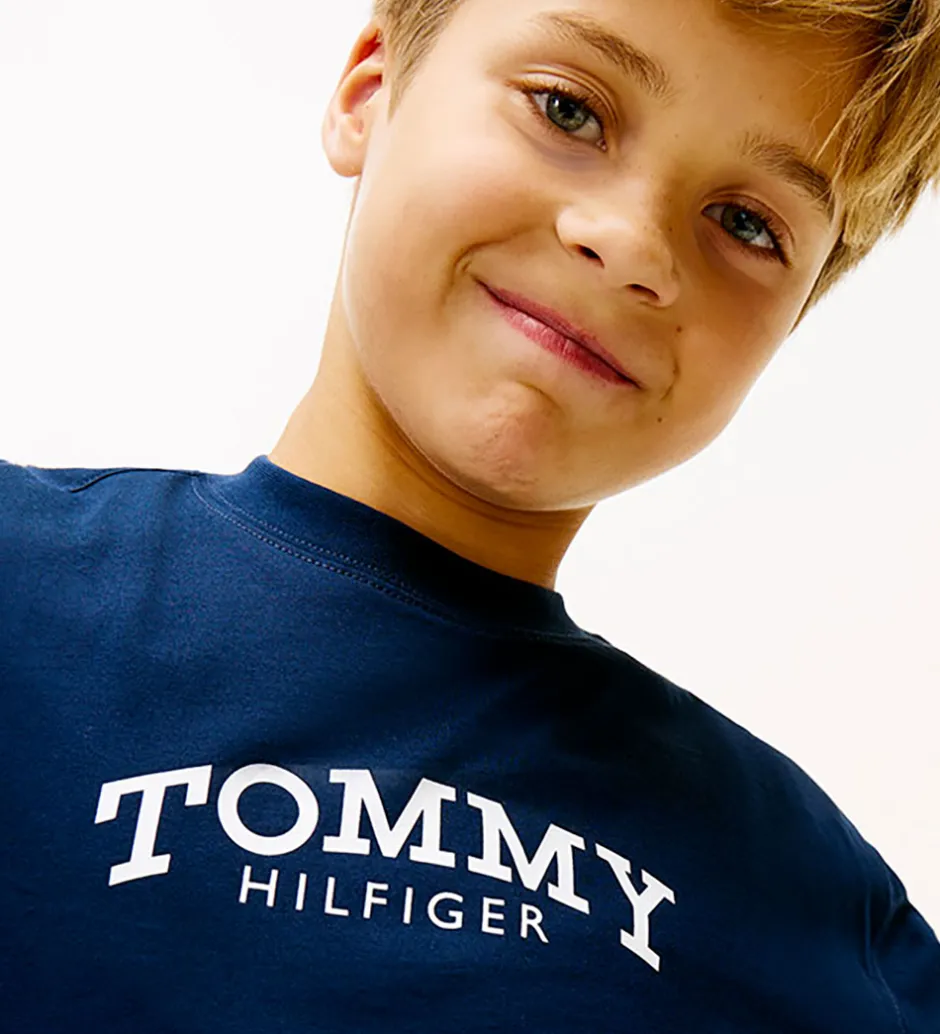 Bluser|Tommy Hilfiger Bluse - Monotype - Dark Night Navy