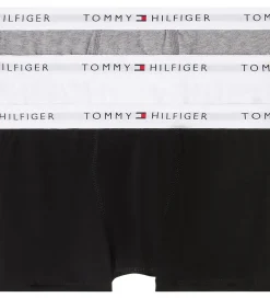 Undertøj|Tommy Hilfiger Boxershorts - 3-pak - Hvid/Sort/Gråmeleret