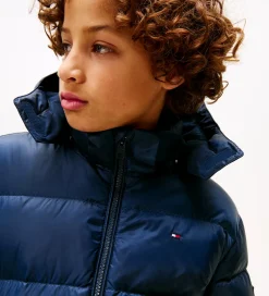 Overgangsjakker|Dunjakker Og Dynejakker|Tommy Hilfiger Dunjakke - Essential Down - Dark Night Navy