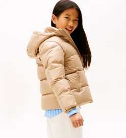 Overgangsjakker|Dunjakker Og Dynejakker|Tommy Hilfiger Dunjakke - Essential Down - Malted Milk