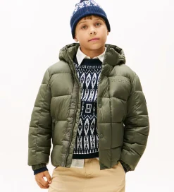 Overgangsjakker|Dunjakker Og Dynejakker|Tommy Hilfiger Dynejakke - Matt and Shine - Pewter Green