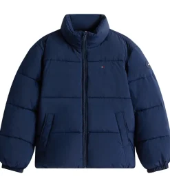 Overgangsjakker|Dunjakker Og Dynejakker|Tommy Hilfiger Dynejakke - Dark Night Navy m. Logo