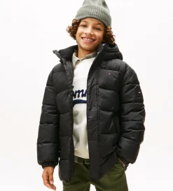 Overgangsjakker|Dunjakker Og Dynejakker|Tommy Hilfiger Dynejakke - Sort