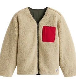 Fleece|Tommy Hilfiger Fleecejakke - Vendbar - Pewter Green/Beige