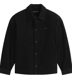 Skjorter|Konfirmationstøj|Tommy Hilfiger Fløjlsjakke - Overshirt - Sort