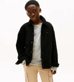 Skjorter|Konfirmationstøj|Tommy Hilfiger Fløjlsjakke - Overshirt - Sort