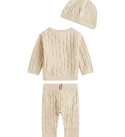 Cardigans|Bukser Og Jeans|Tommy Hilfiger Gaveæske - Bukser/Cardigan/Hue - Strik - Cable -