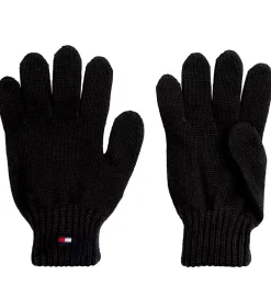 Handsker Og Luffer|Tommy Hilfiger Handsker - Strik - Sort