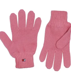 Handsker Og Luffer|Tommy Hilfiger Handsker - Strik - Mystic Pink