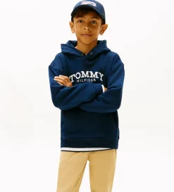 Hættetrøjer|Bluser|Tommy Hilfiger Hættetrøje - Monotype - Dark Night Navy