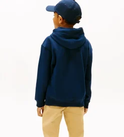 Hættetrøjer|Bluser|Tommy Hilfiger Hættetrøje - Monotype - Dark Night Navy