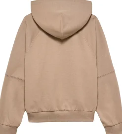 Hættetrøjer|Tommy Hilfiger Hættetrøje - Tonal Chest - Malted Milk