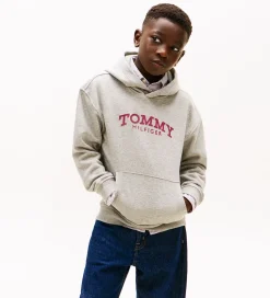 Hættetrøjer|Bluser|Tommy Hilfiger Hættetrøje - Mid Grey/Heather Grey