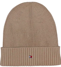 Huer Og Hatte|Tommy Hilfiger Hue - Strik - Malted Milkbrown